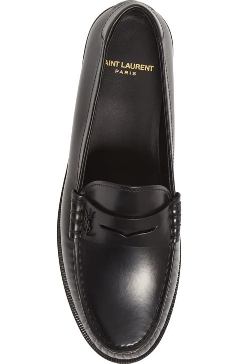 ysl zwart|YSL loafers for women.